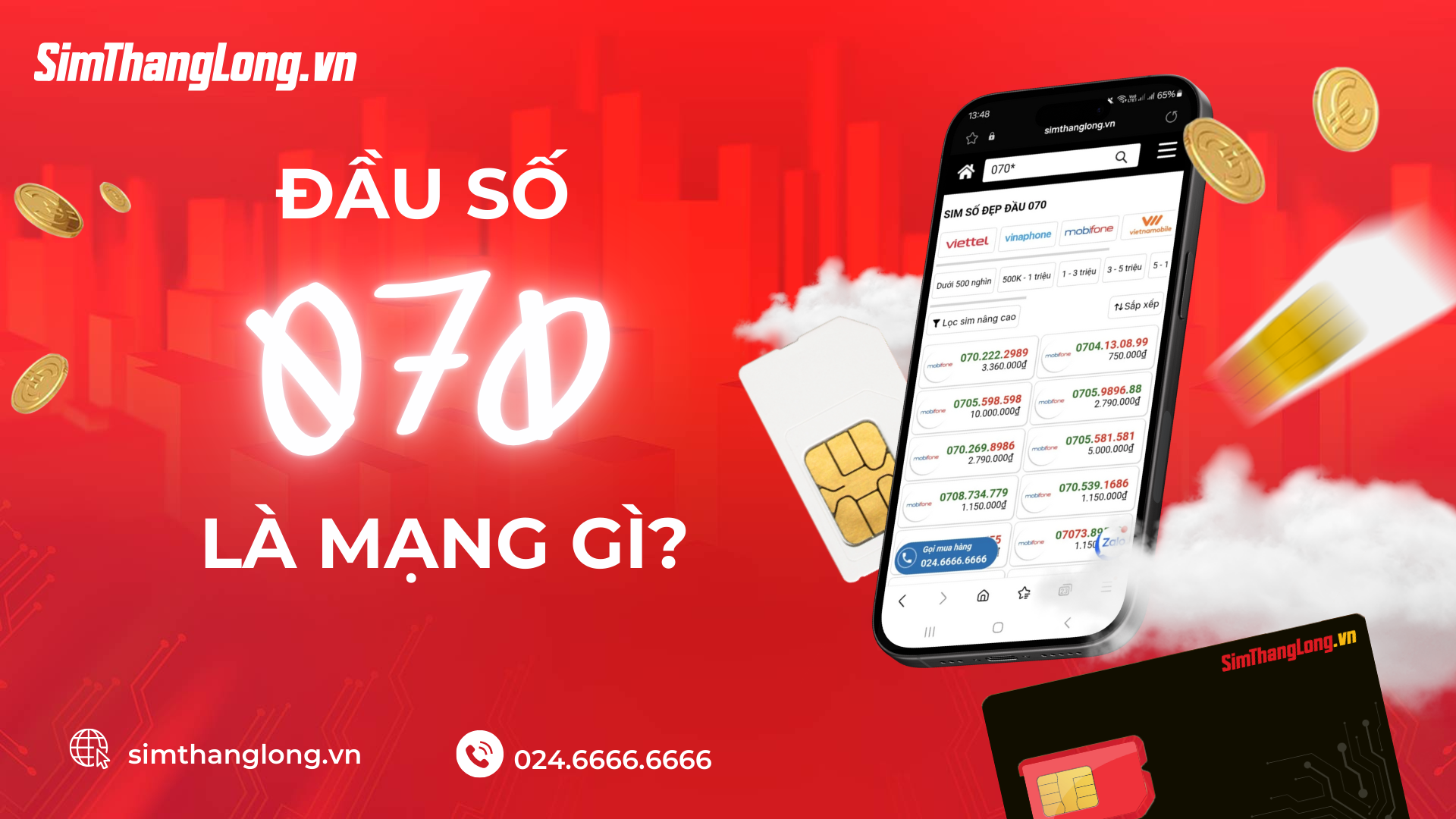 Đầu số 070 thuộc nhà mạng nào?