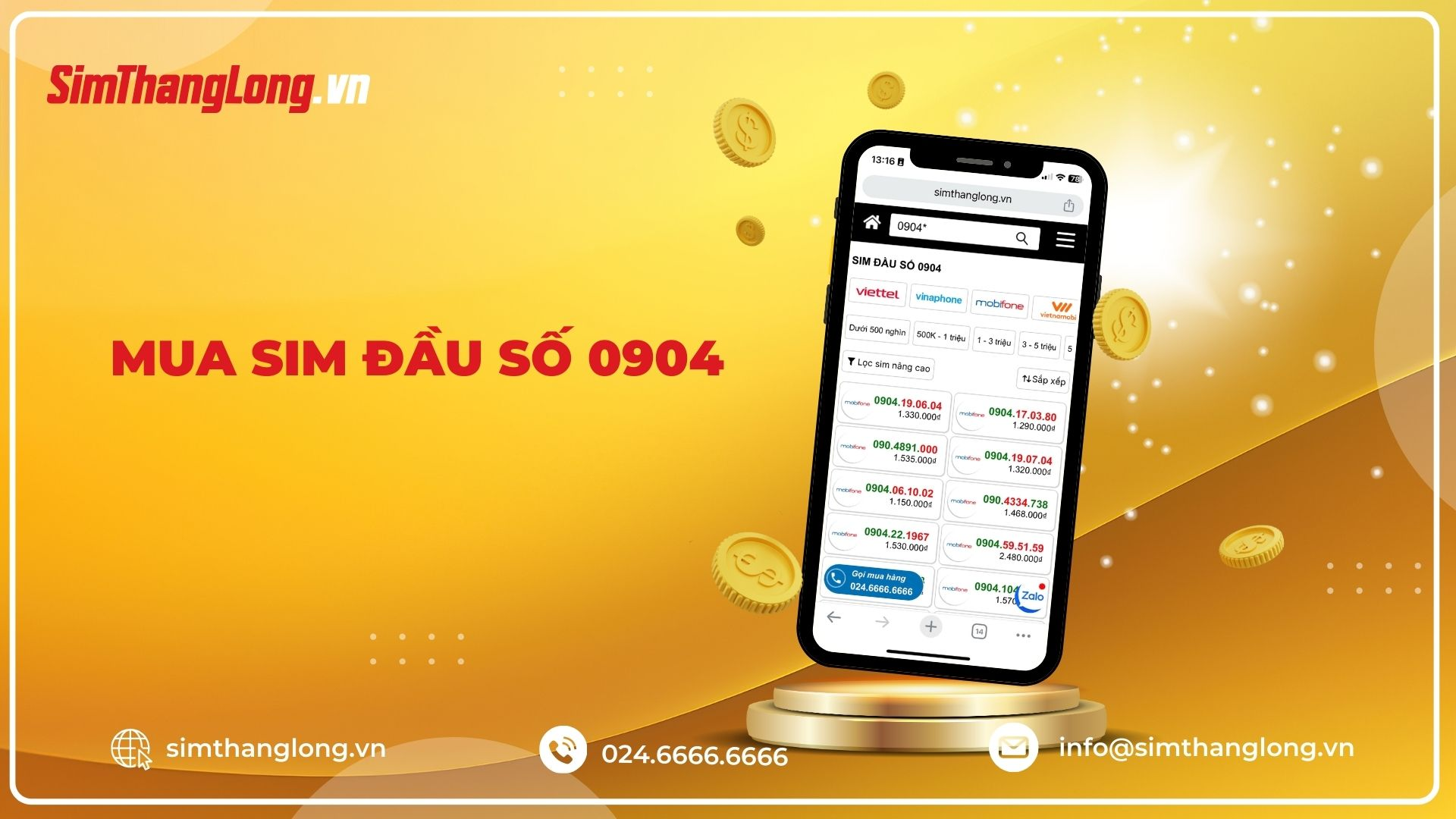 cách mua sim đầu 0904