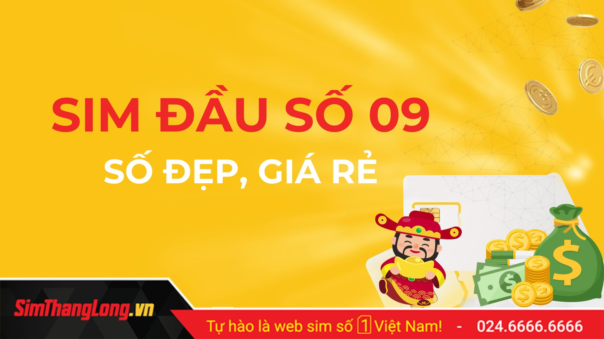 Sim đầu số 09 tại Sim Thăng Long