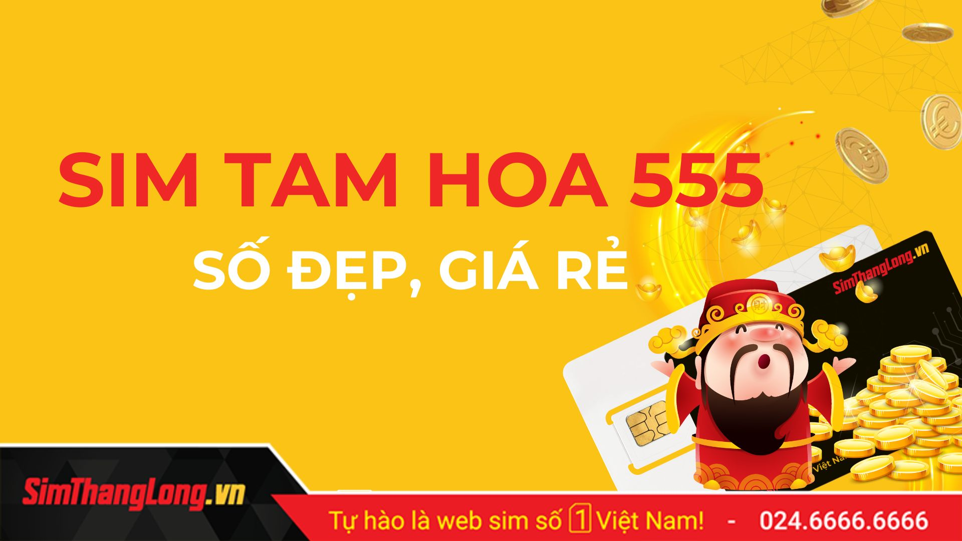 Mua sim tam hoa 555 tại Sim Thăng Long
