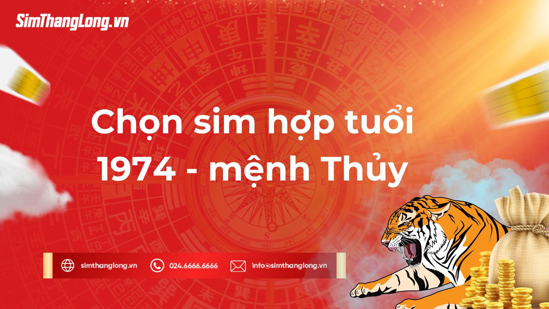 Chọn sim hợp tuổi 1974 mệnh Thủy