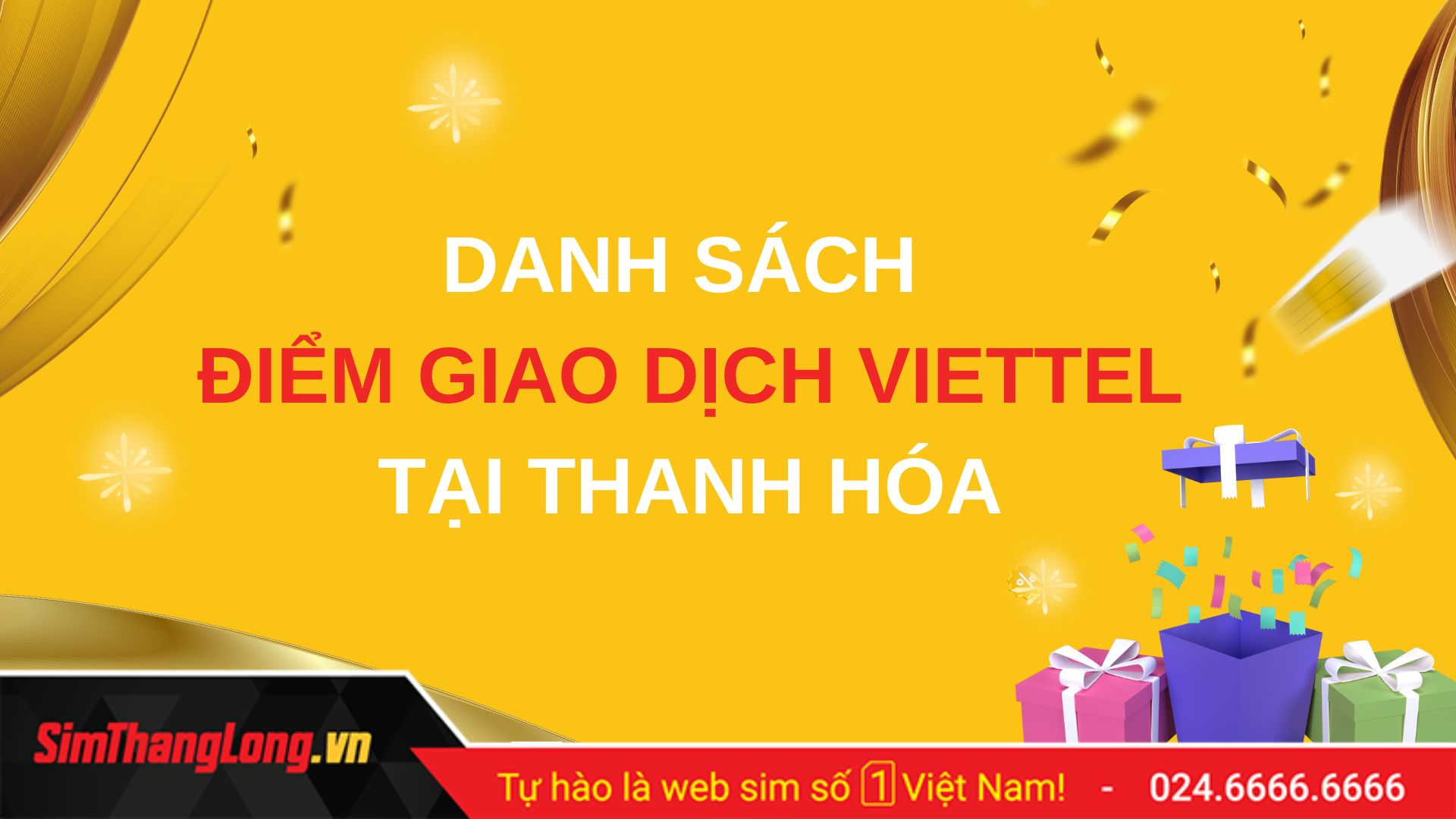 Danh sách các điểm giao dịch Viettel tại Thanh Hóa
