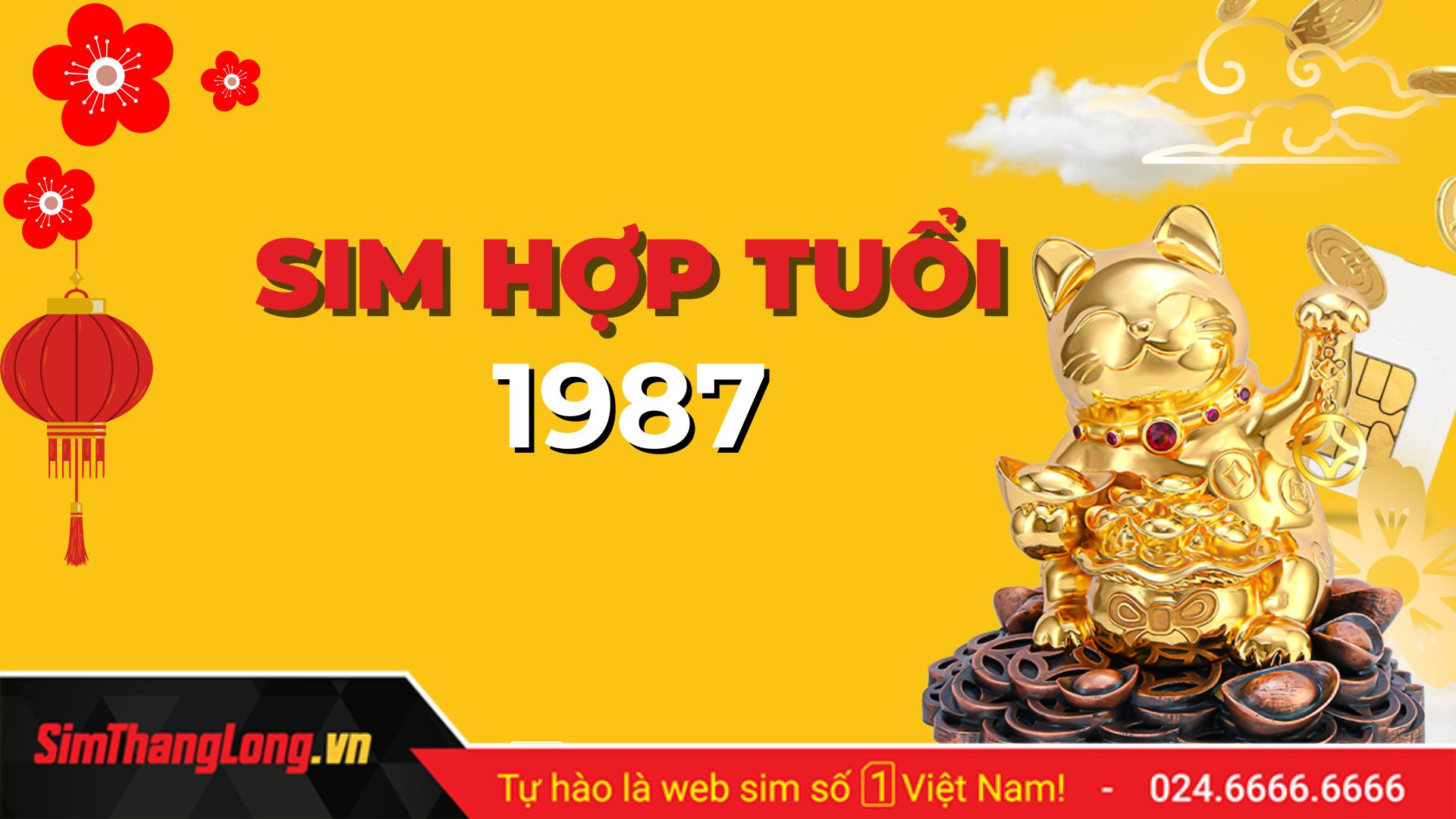 Sim phong thủy hợp tuổi 1987 tại Sim Thăng Long