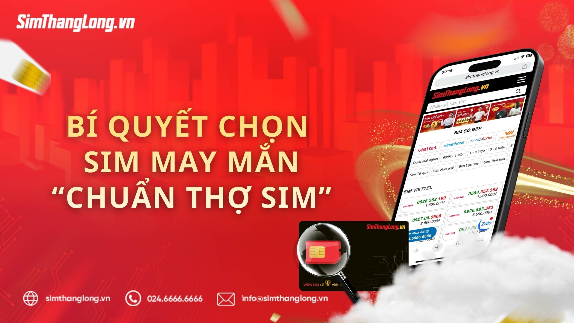 Bí quyết chọn sim may mắn