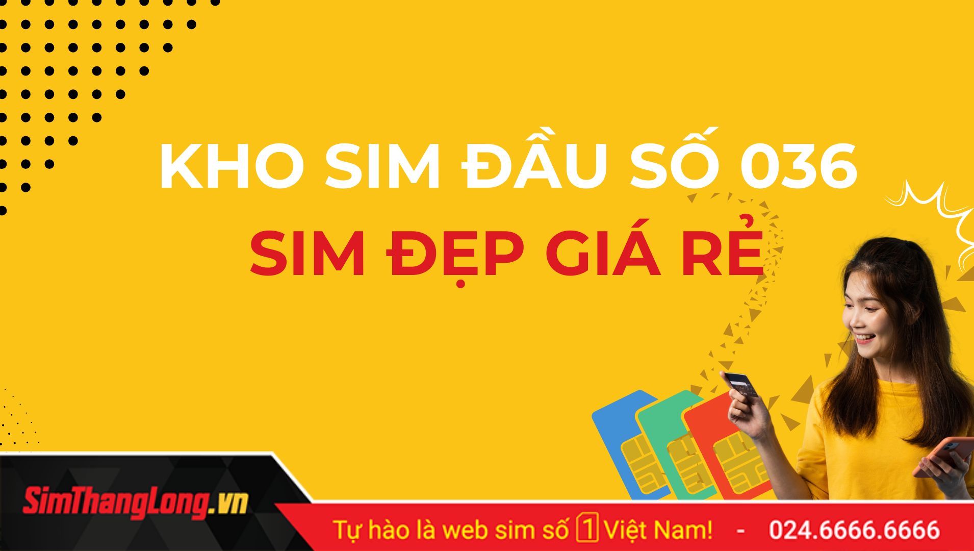 Kho sim đầu số 036 tại Sim Thăng Long