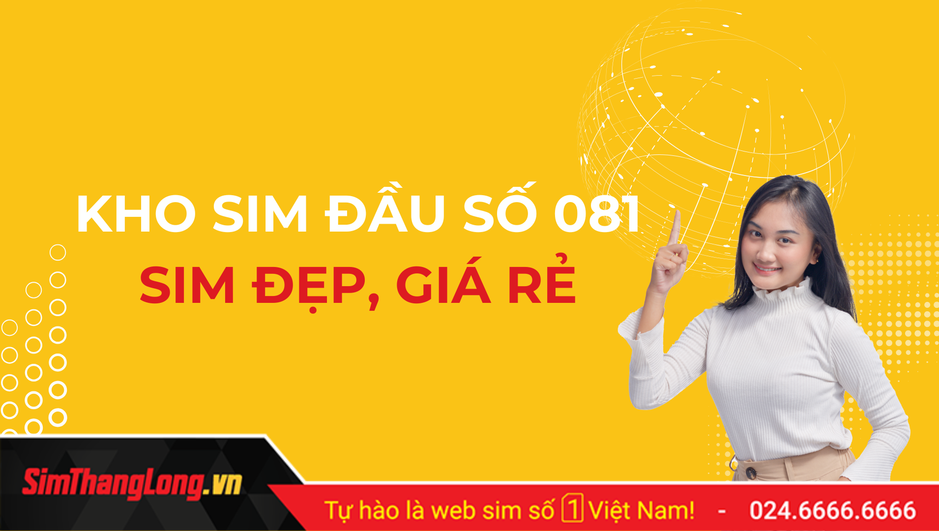 Kho sim đầu số 081 tại Sim Thăng Long