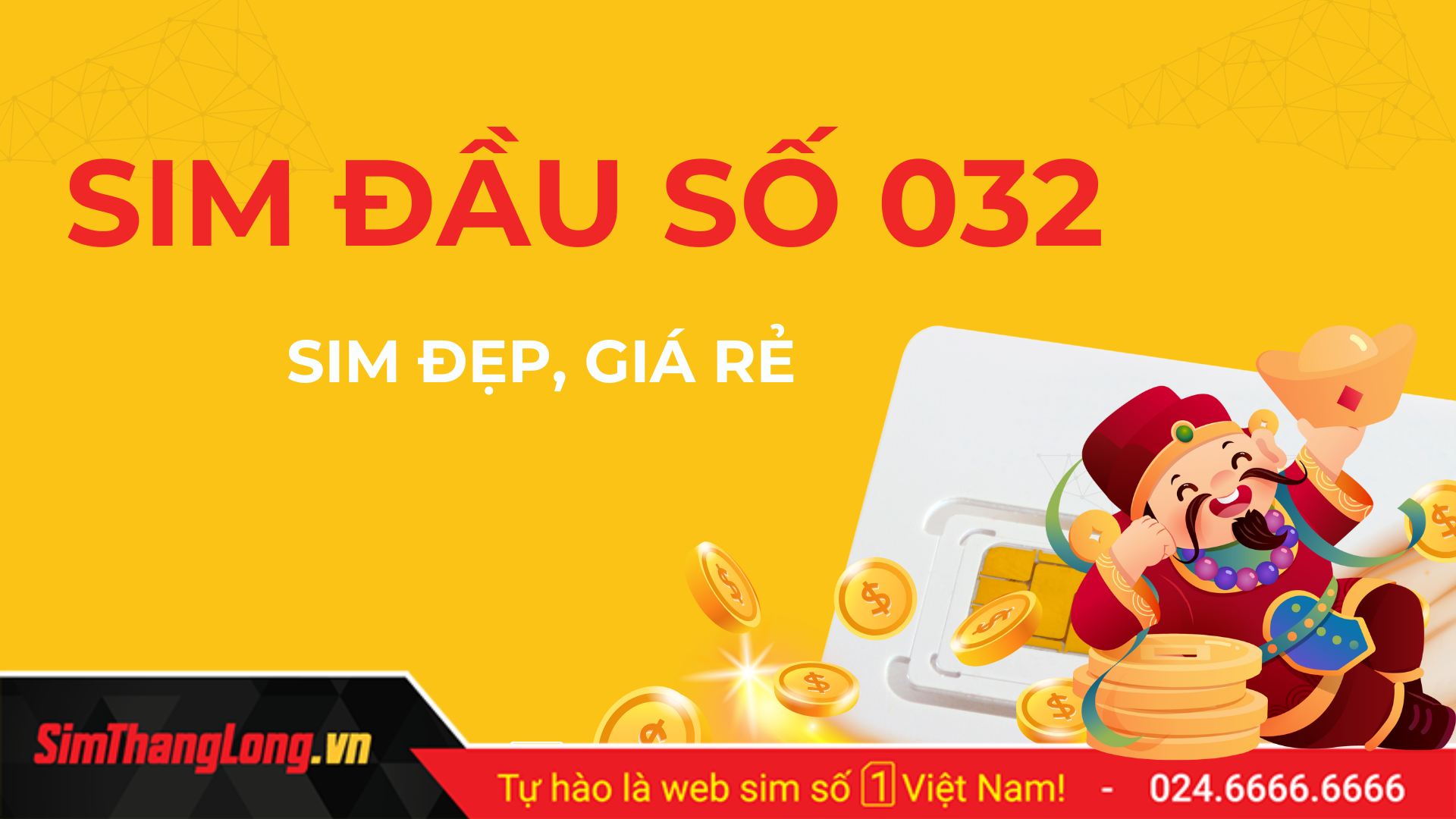 Sim đầu số 032 tại Sim Thăng Long