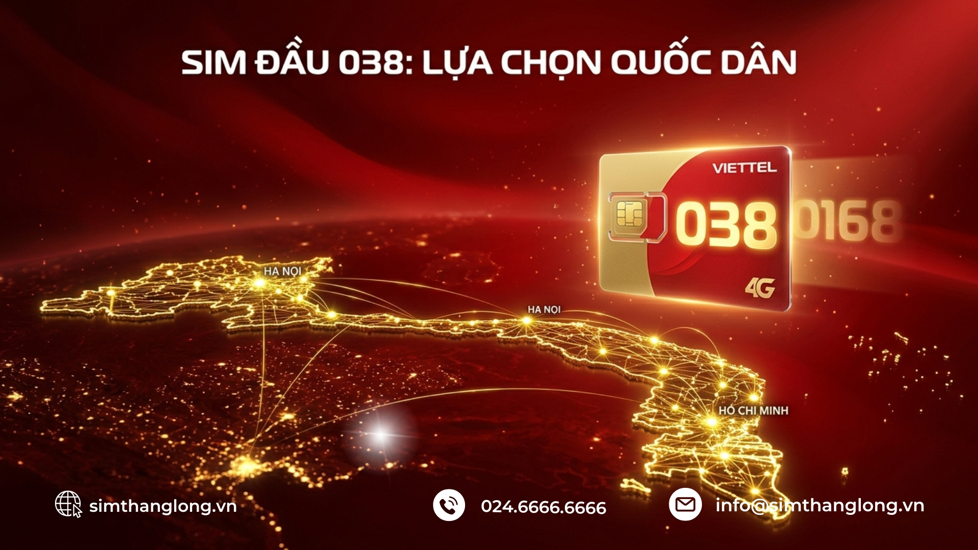 Sim đầu số 038 tại Sim Thăng Long