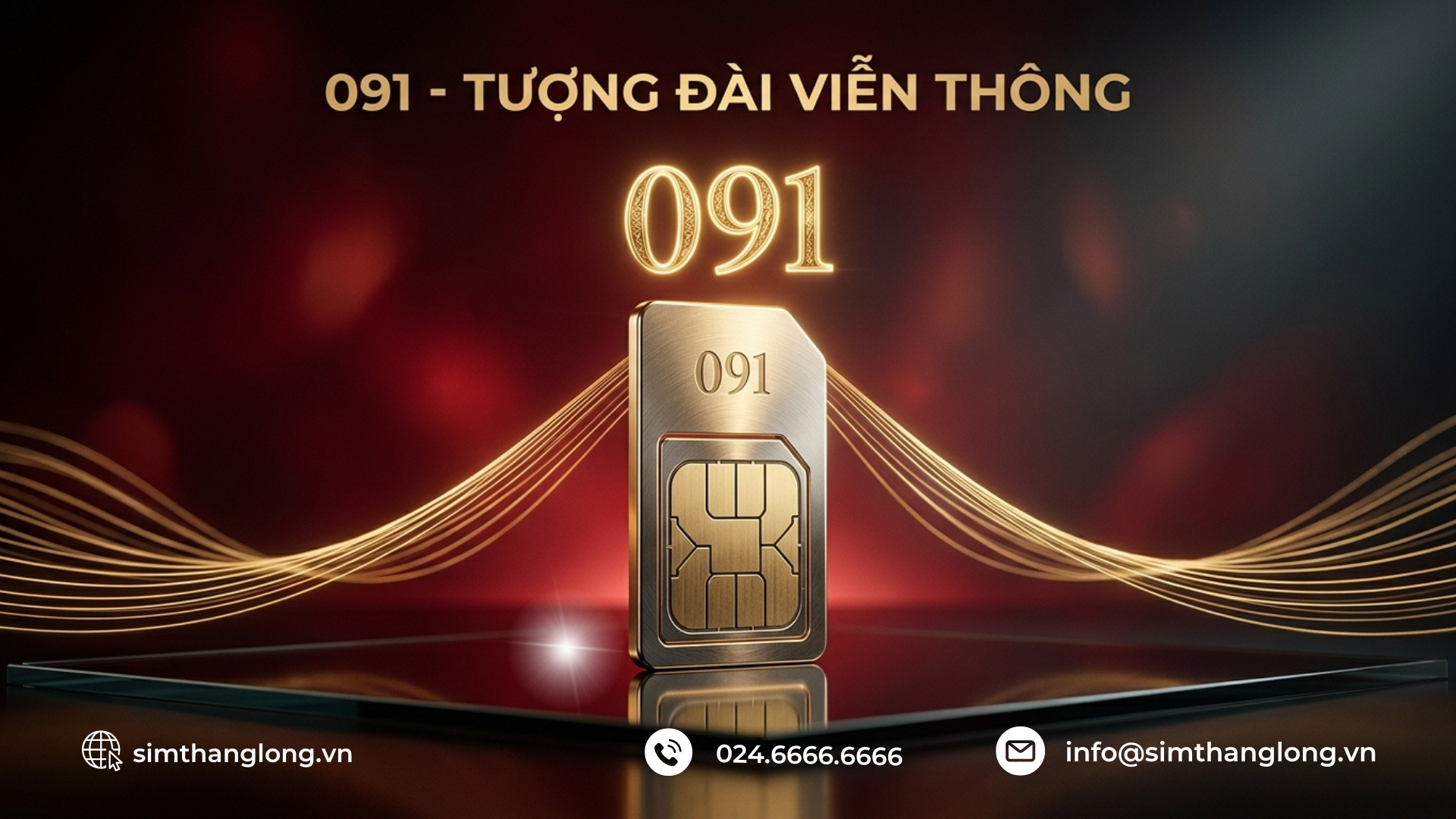 Sim đầu số 091 tại Sim Thăng Long