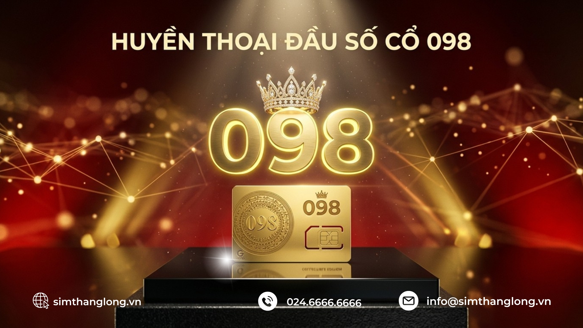 Sim đầu số cổ 098 tại Sim Thăng Long