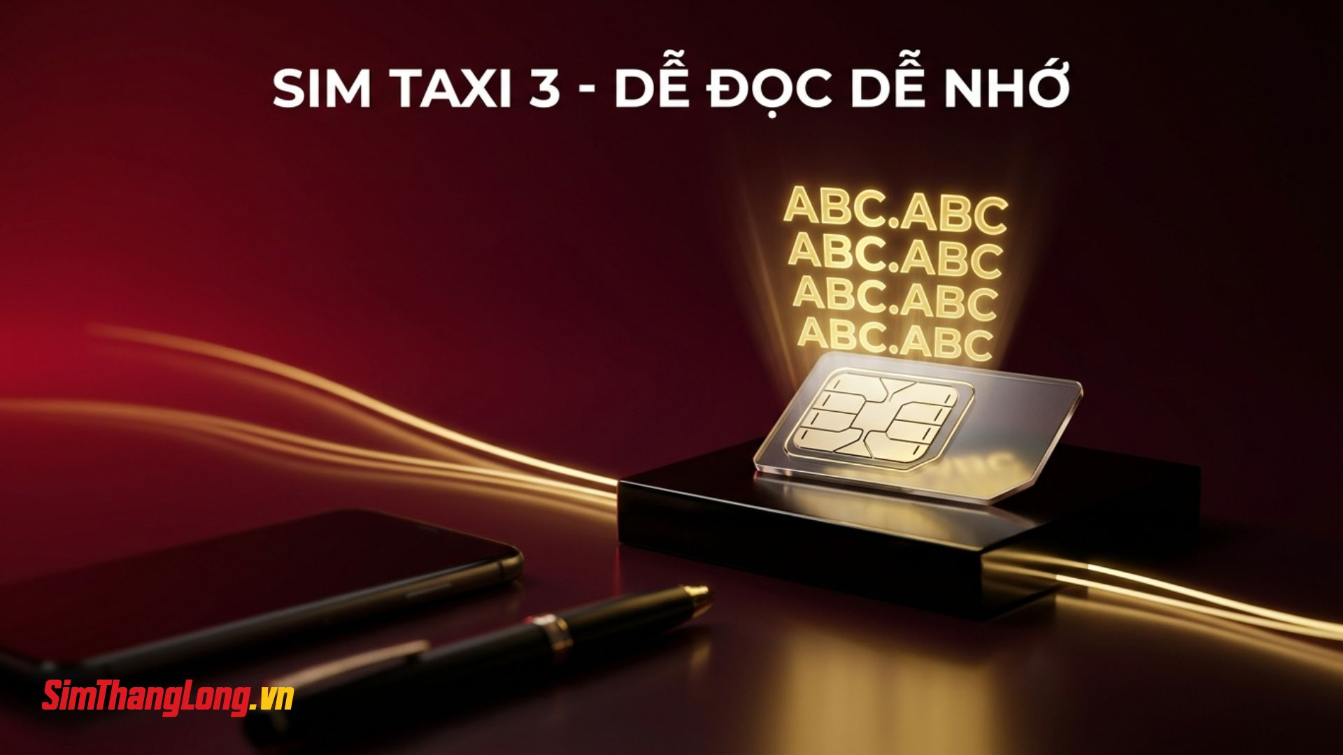 Sim taxi 3 dễ đọc dễ nhớ
