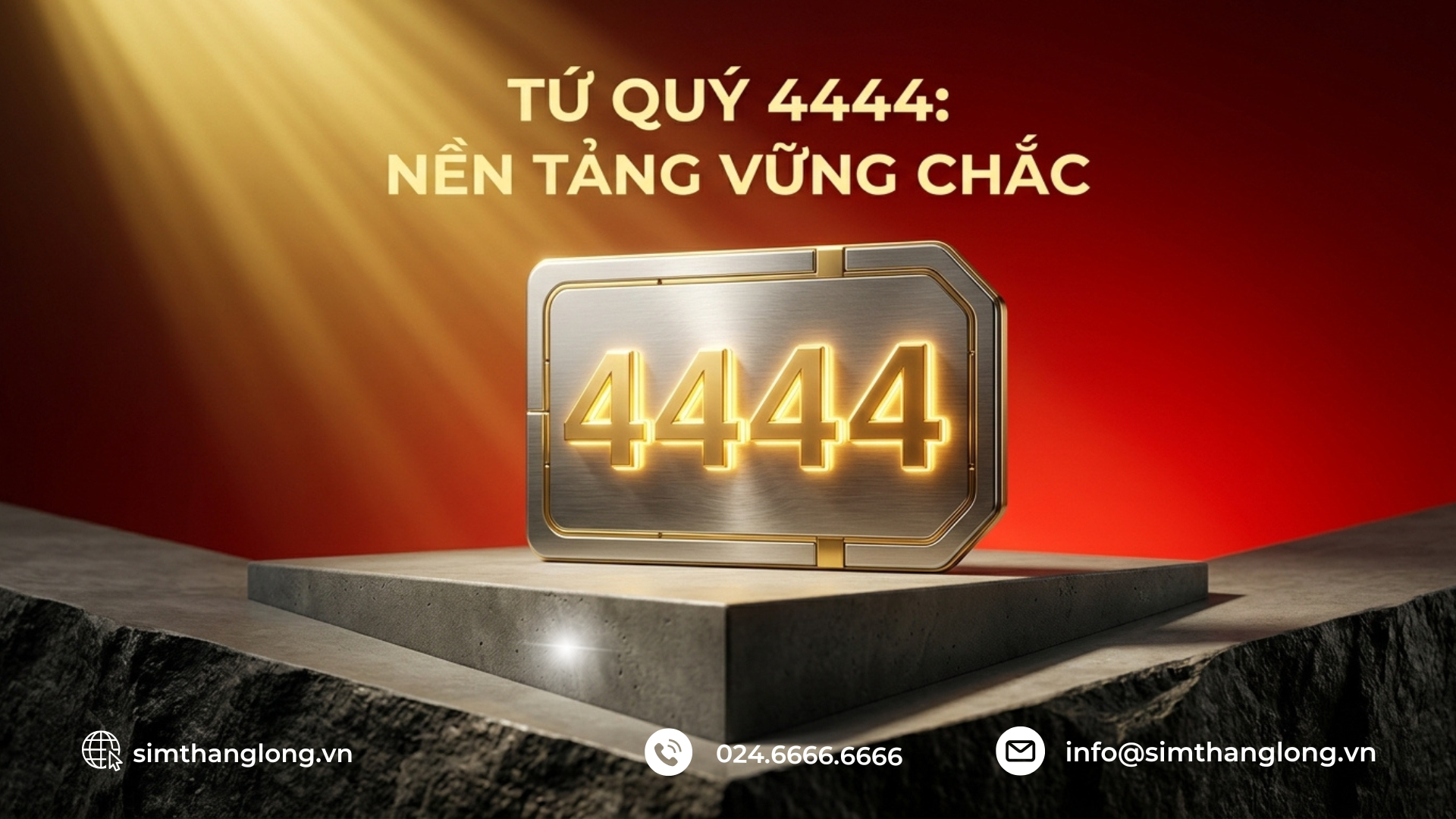 Sim Tứ Quý 4444 tại Sim Thăng Long Sim Tứ Quý 4444 tại Sim Thăng Long