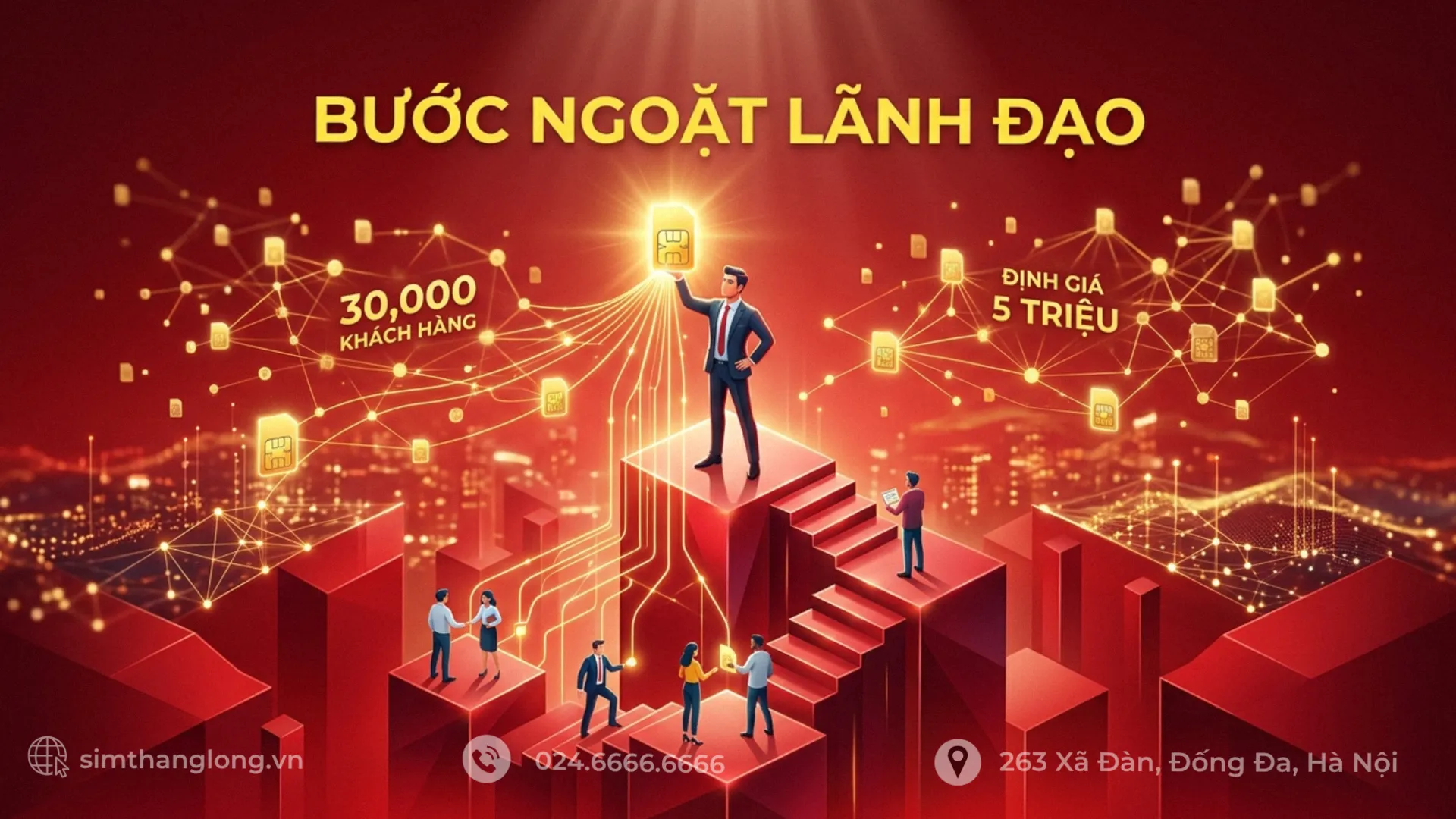 Thành tích của CEO Mạnh STL trong quá trình làm việc tại Sim Thăng Long