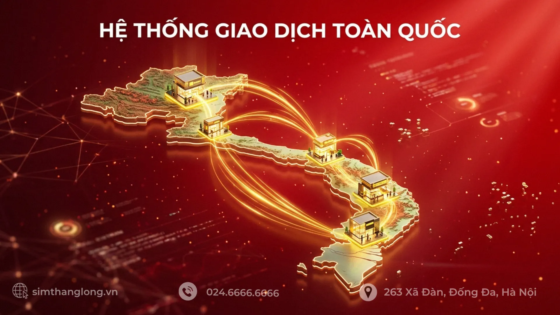 Hệ thống cửa hàng Sim Thăng Long trên toàn quốc
